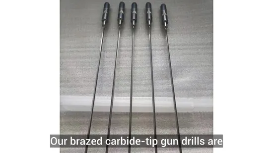 Brazed Carbide Tip Gundrill: Heavy-Duty Deep Hole Drilling Solution